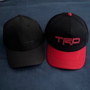 TRD Black and Red Men's Caps